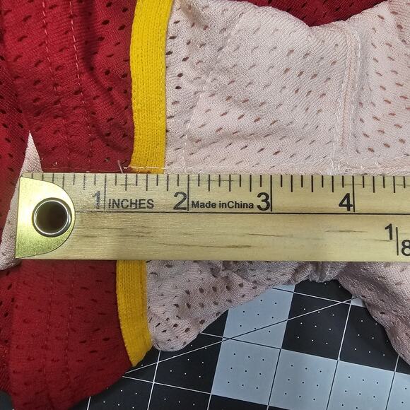 Vintage Atlanta Hawks Team Issued Shorts 34x4 1987 #42 Kevin Willis Game Worn - Picture 13 of 14